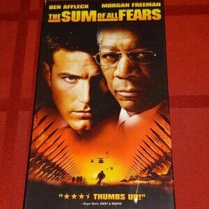 2002 V.H.S. COPY OF THE SUM OF ALL FEARS!!!